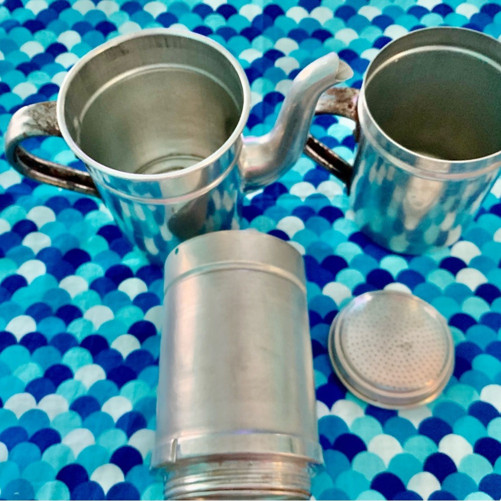 Vintage Italian Cafe Medaglia D’oro Stovetop Expresso Percolator 3 pcs. - Picture 3 of 9